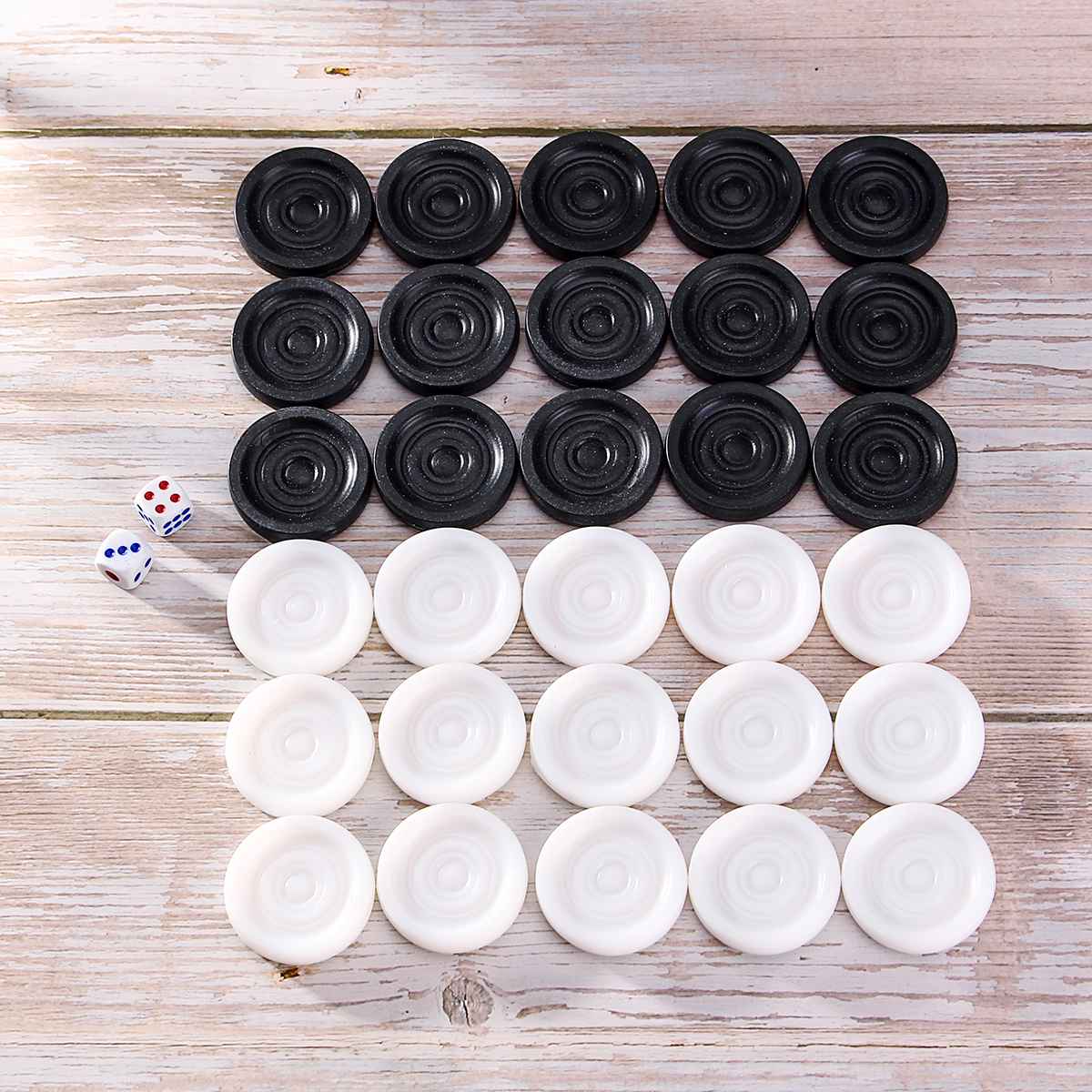 Board Game Harvest - 32 PCS Backgammon Chess Piece Kids