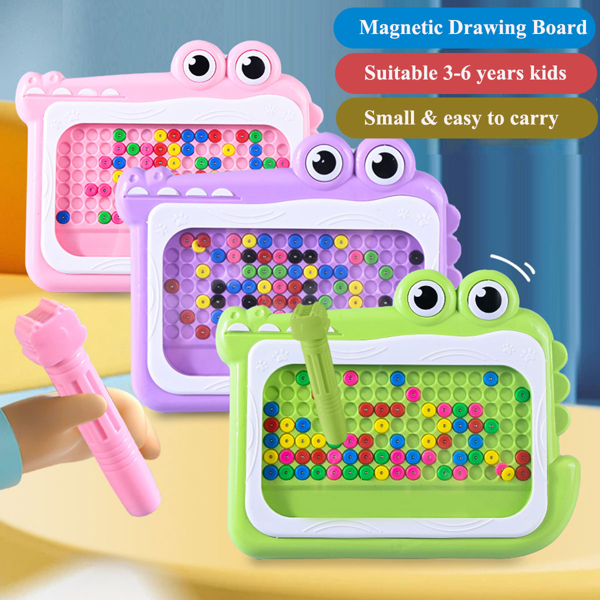 Board Game Design - New Kids Magnetic Beads Doodle Board