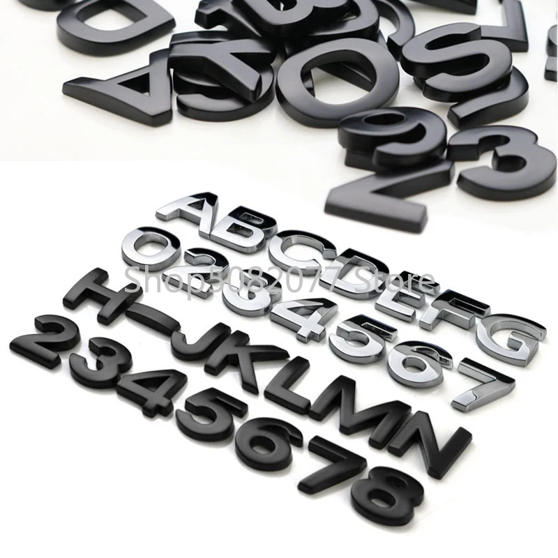 Board Game Logo - DIY Letters Numbers Alphabet Metal Emblem