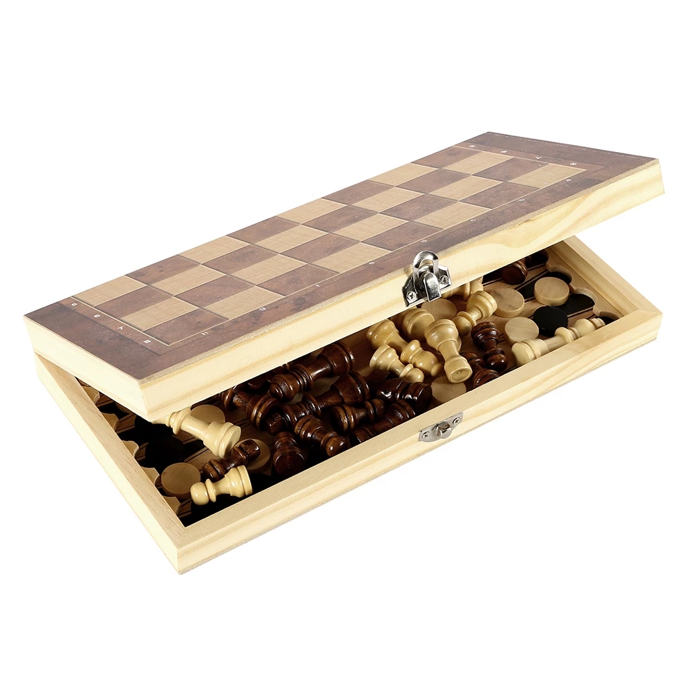 3 in 1 Chess Board, Folding Wo - Board Game Harvest 评论和价格