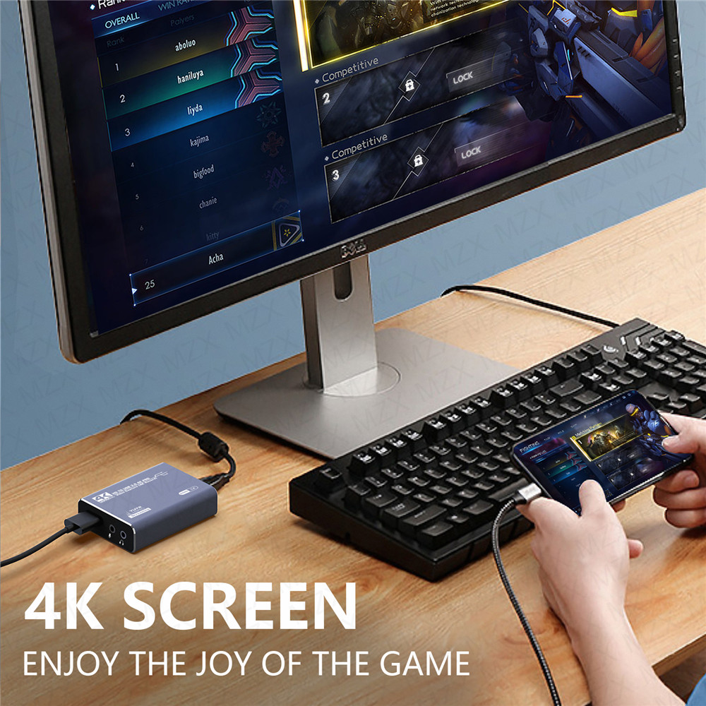 MZX 4K Video Capture Card Boar - Board Game Video Games 评论和价格