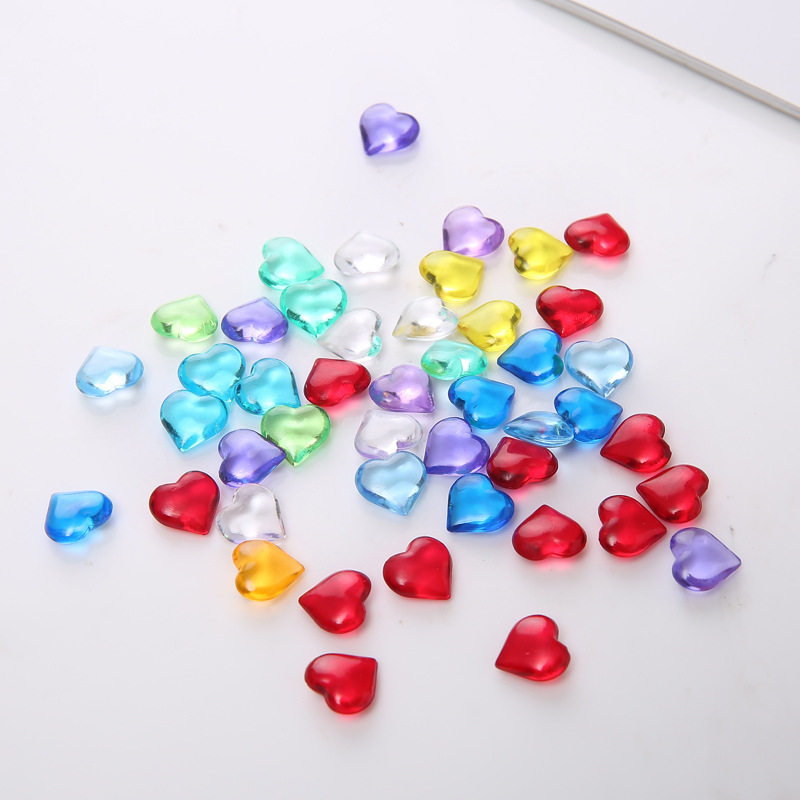 100PCS 10*4mm Heart Shape Acry - Board Game Harvest 评论和价格