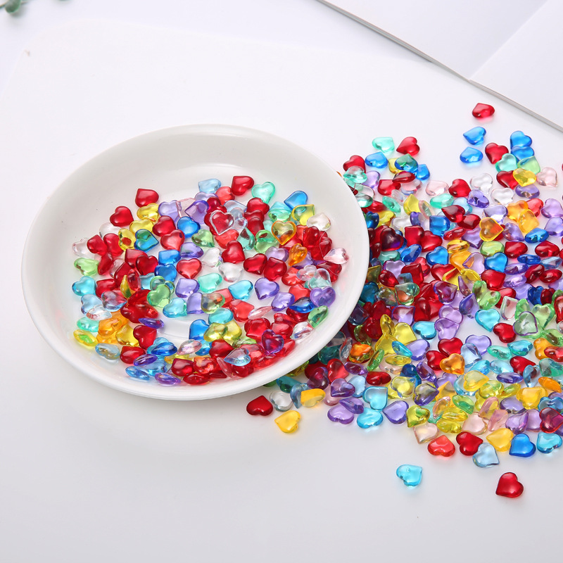 100PCS 10*4mm Heart Shape Acry - Board Game Harvest 评论和价格