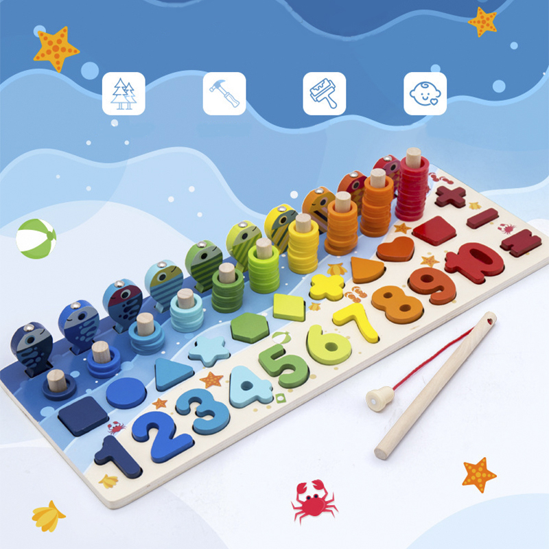 3D Wooden Blocks Children's Mo - Board Game Harvest 评论和价格