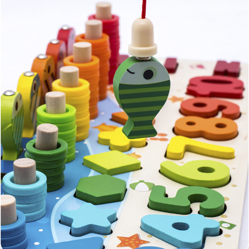 3D Wooden Blocks Children's Mo - Board Game Harvest 评论和价格