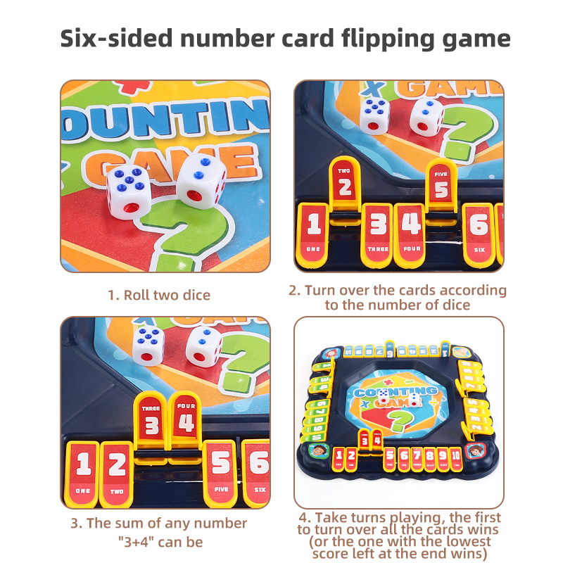 Blue Number Flip Tabletop Game - Board Game Ludo 评论和价格