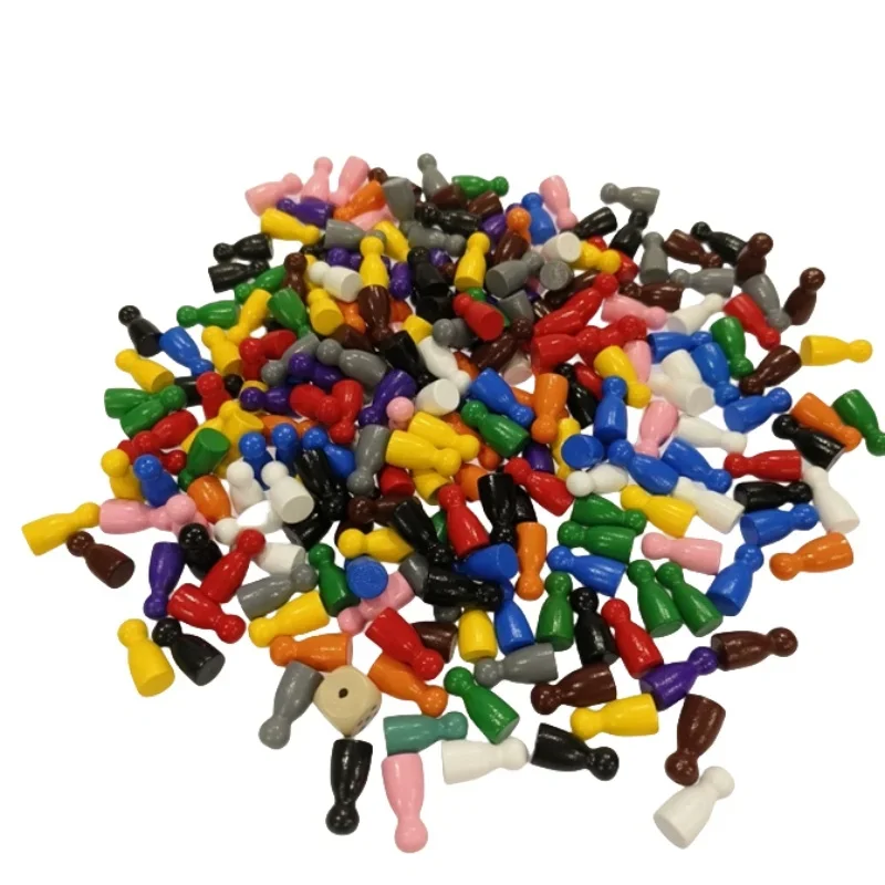 100 Pcs Colorful Wooden Chess  - Board Game Harvest 评论和价格
