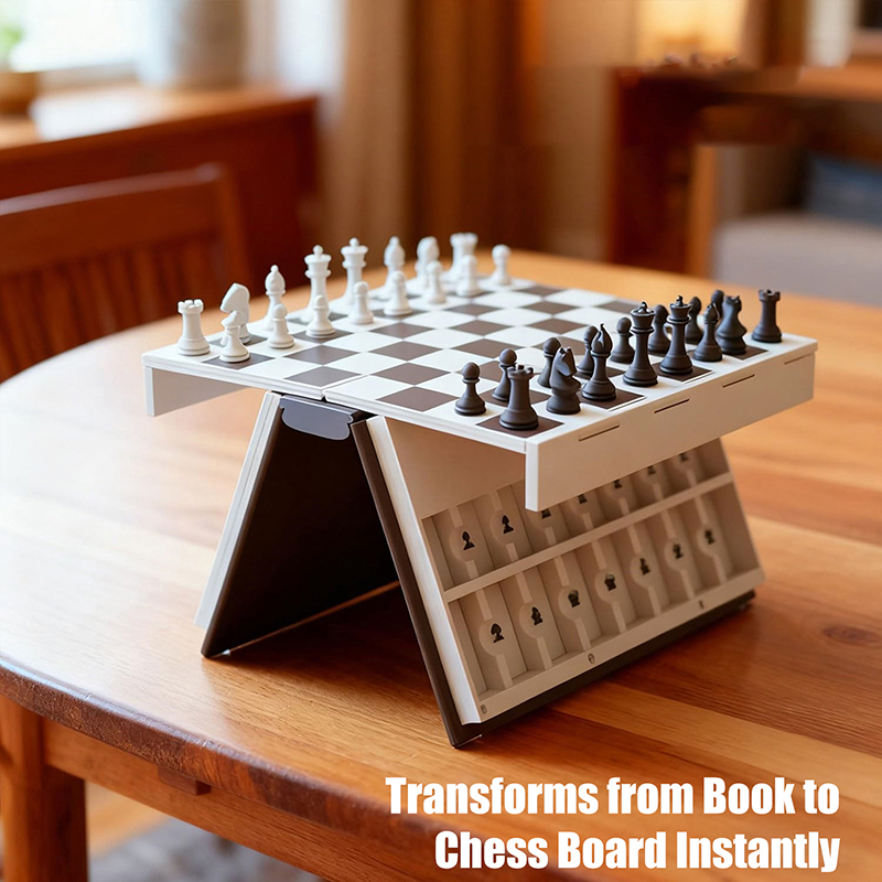 Chess Set 3D Printed Book Fold - Board Game Design 评论和价格