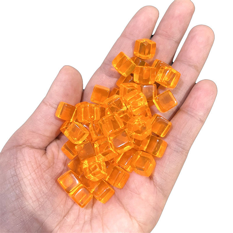 100pcs/set 8mm Clear Cube Dice - Board Game Harvest 评论和价格
