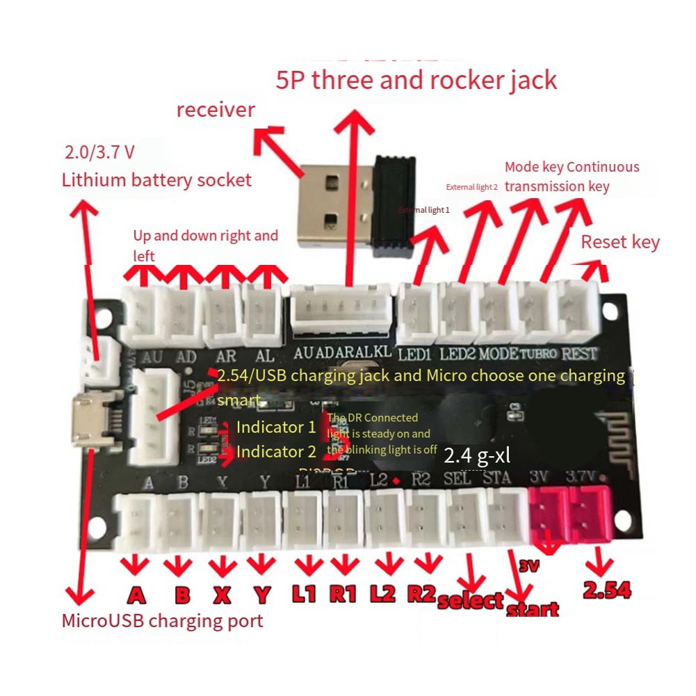 L77A 2.4G Wireless Zero Delay  - Board Game Android 评论和价格
