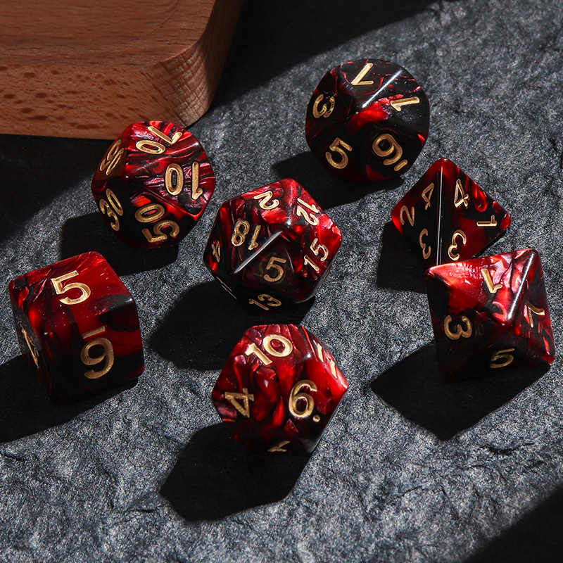 Polyhedral Dice Double-colors  - Board Game Ludo 评论和价格