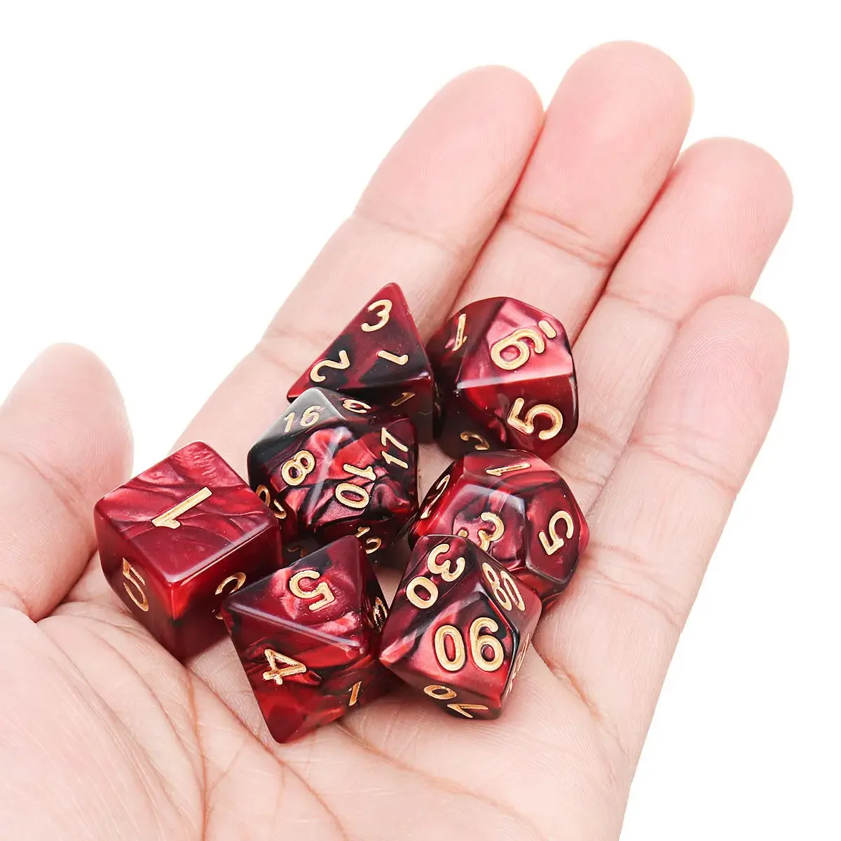 Polyhedral Dice Double-colors  - Board Game Ludo 评论和价格