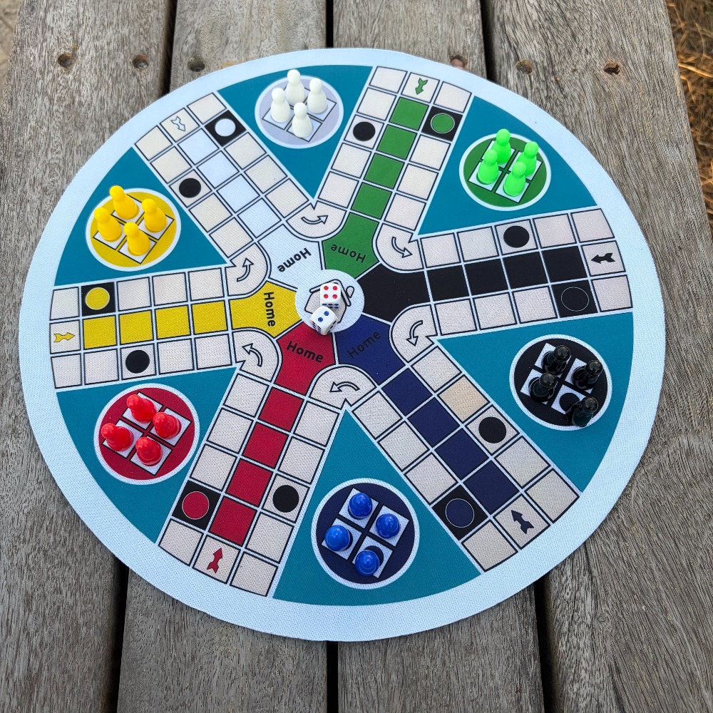 LUDO Game Board 6-Player big s - Board Game Ludo 评论和价格