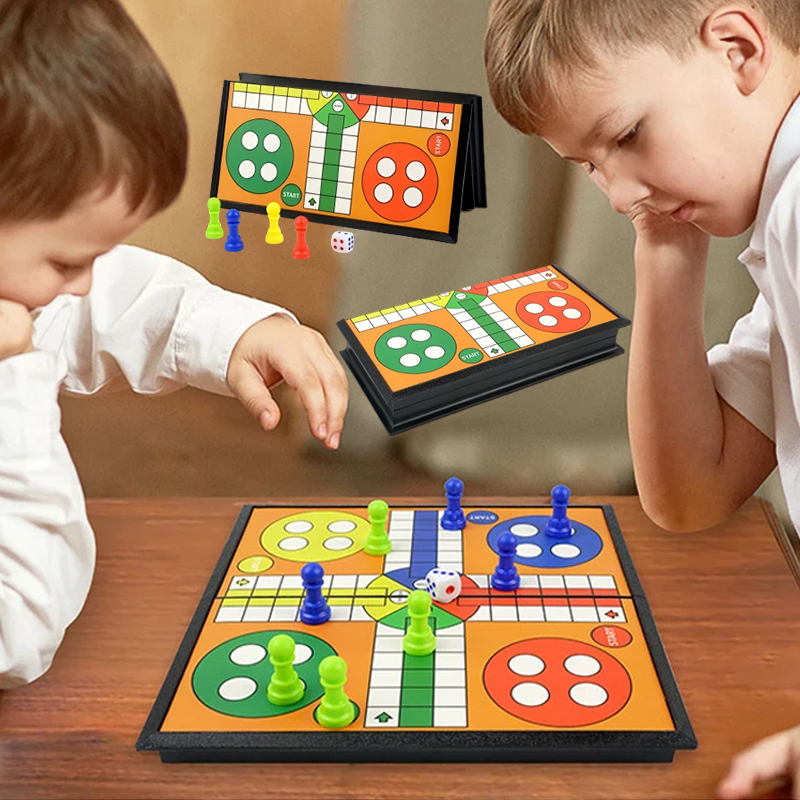 Portable Ludo Chess Backgammon - Board Game Ludo 评论和价格