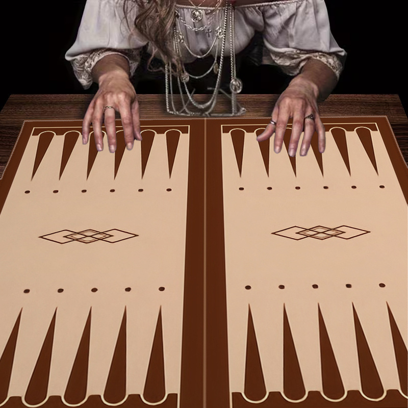 1pc Brown Backgammon Board Pri - Board Game Harvest 评论和价格