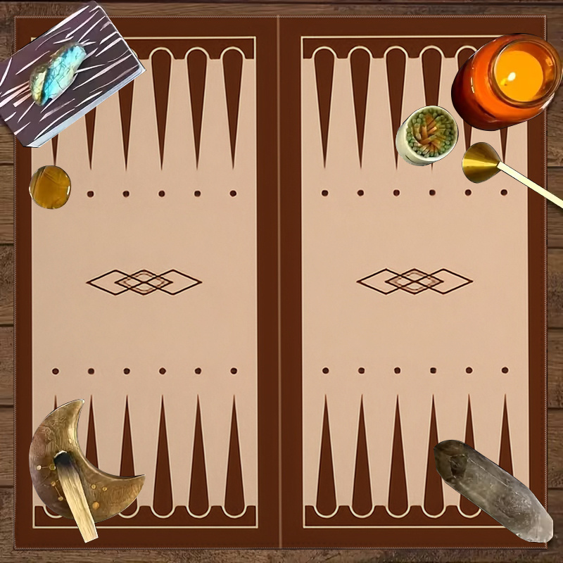 1pc Brown Backgammon Board Pri - Board Game Harvest 评论和价格