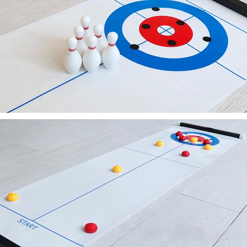 New Mini Curling&Bowling Table - Board Game Electronic Table 评论和价格