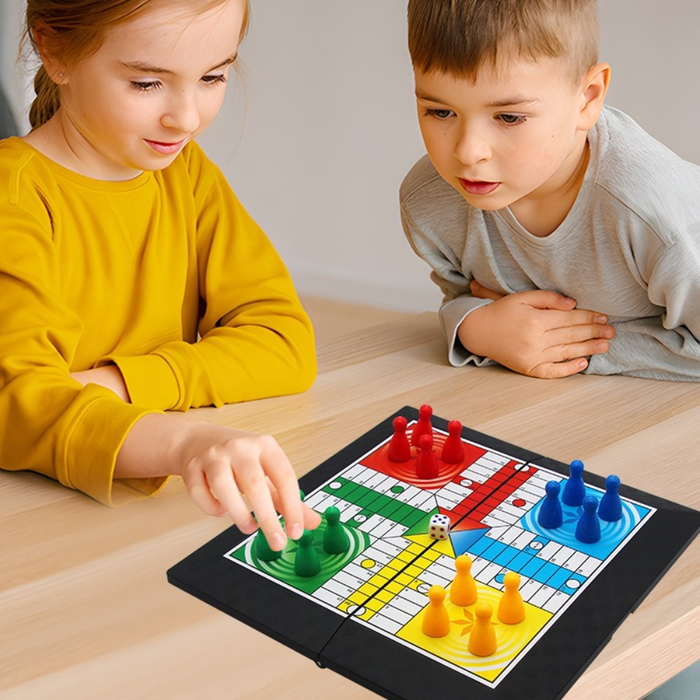 Classic Foldable Ludo Game Set - Board Game Ludo 评论和价格