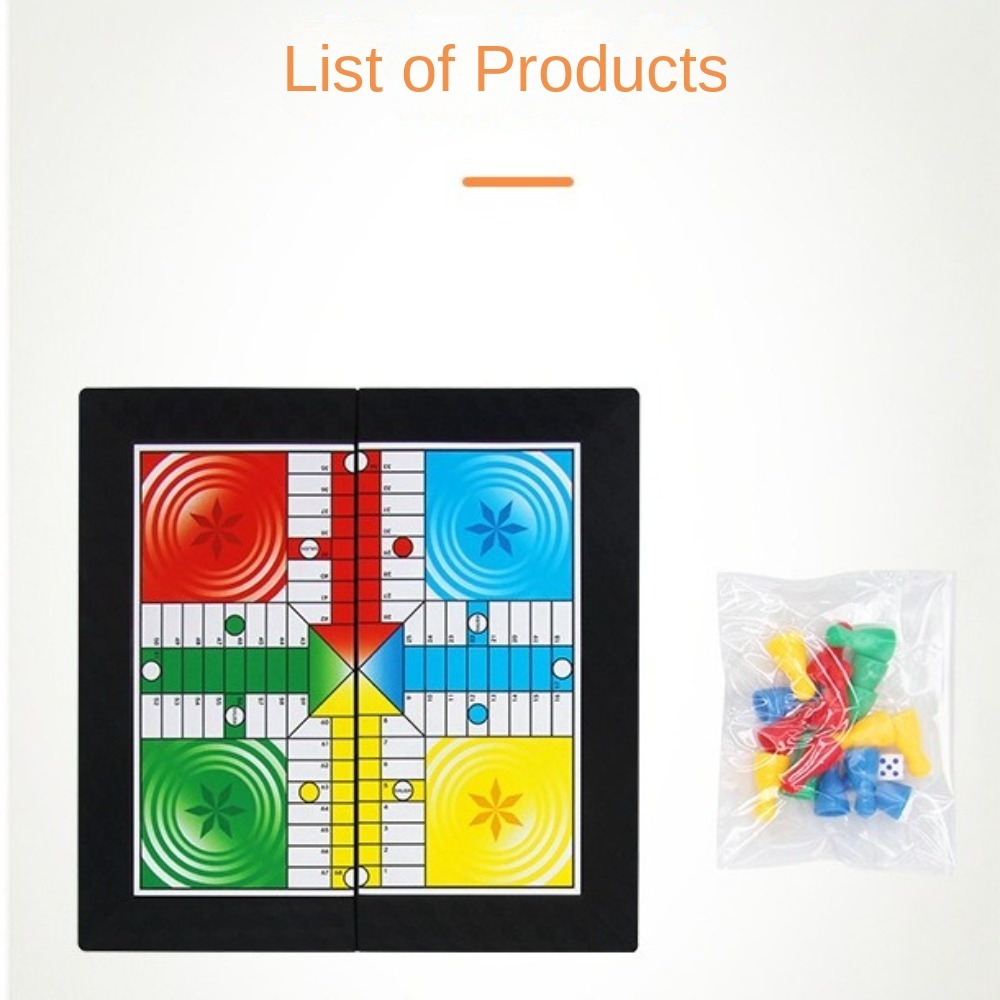 Classic Foldable Ludo Game Set - Board Game Ludo 评论和价格