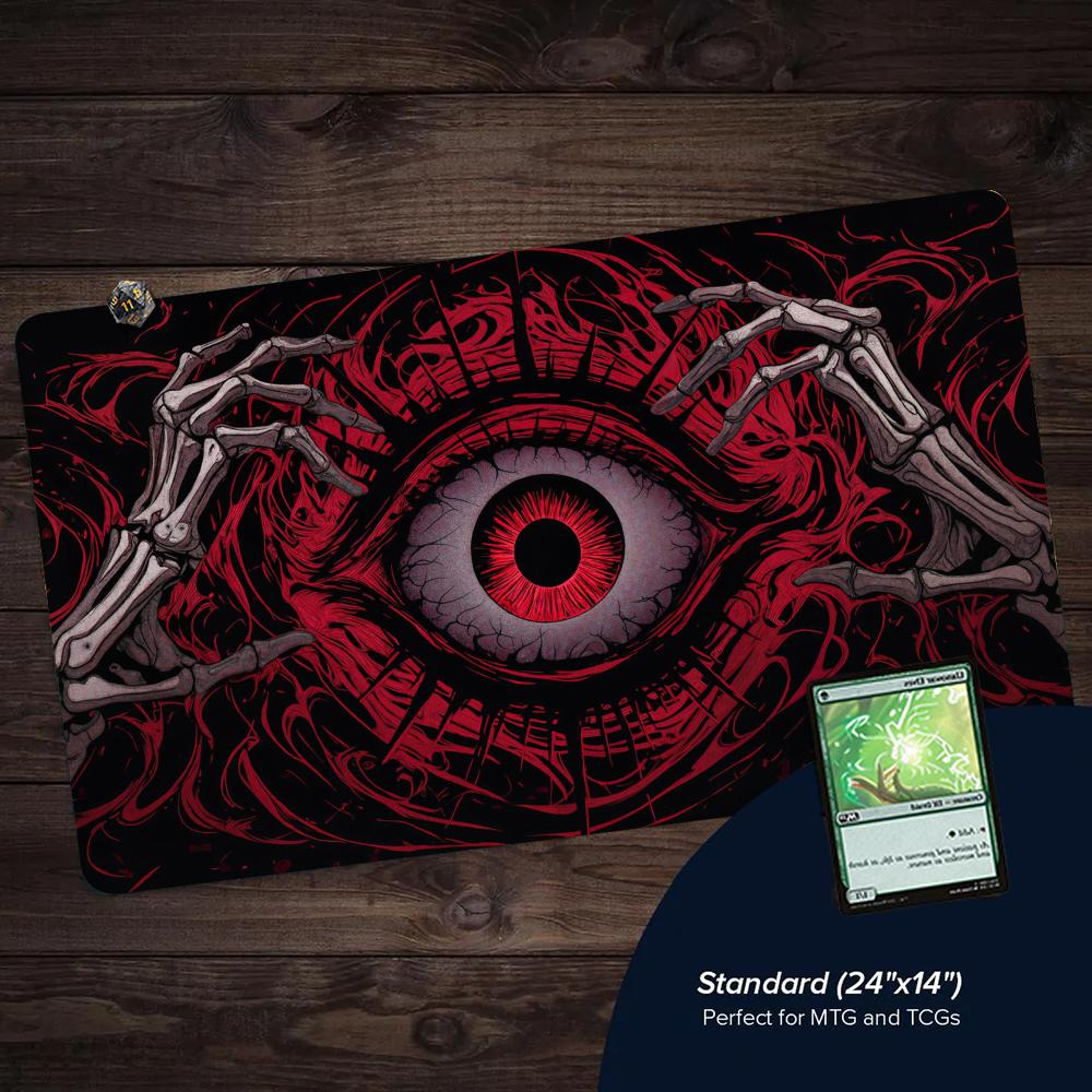 Terrifying Red Eye TCG Playmat - Board Game Electronic Table 评论和价格