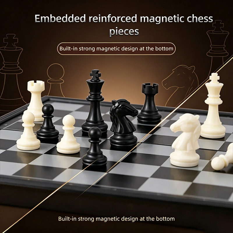 24CM Foldable Magnetic Chess G - Board Game Electronic Table 评论和价格