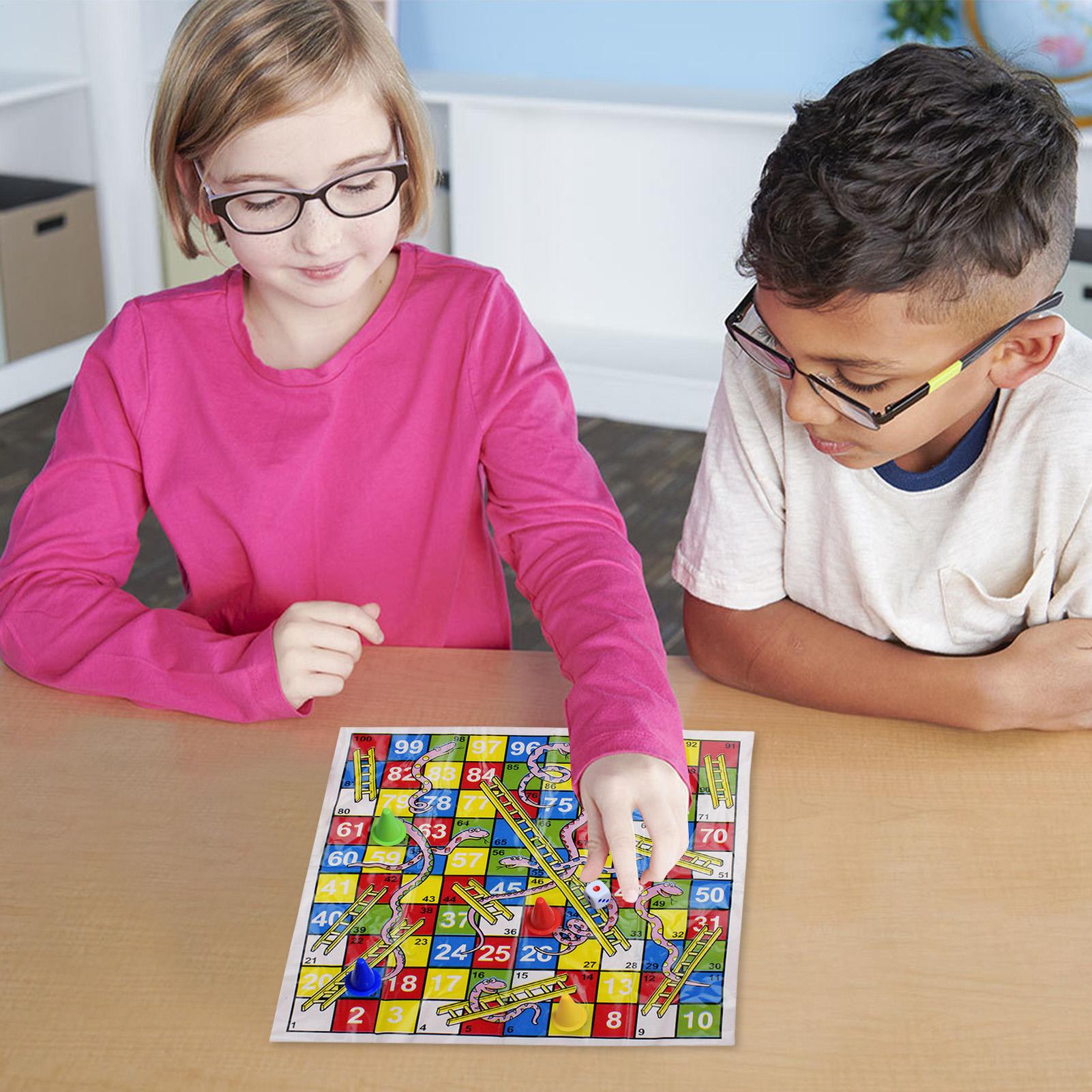 Snakes And Ladders Kids Toys L - Board Game Ludo 评论和价格