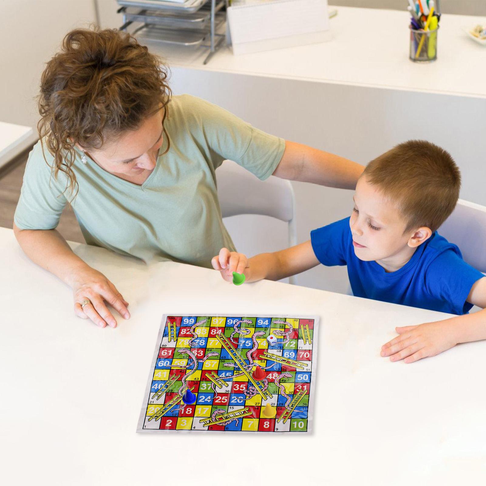 Snakes And Ladders Kids Toys L - Board Game Ludo 评论和价格