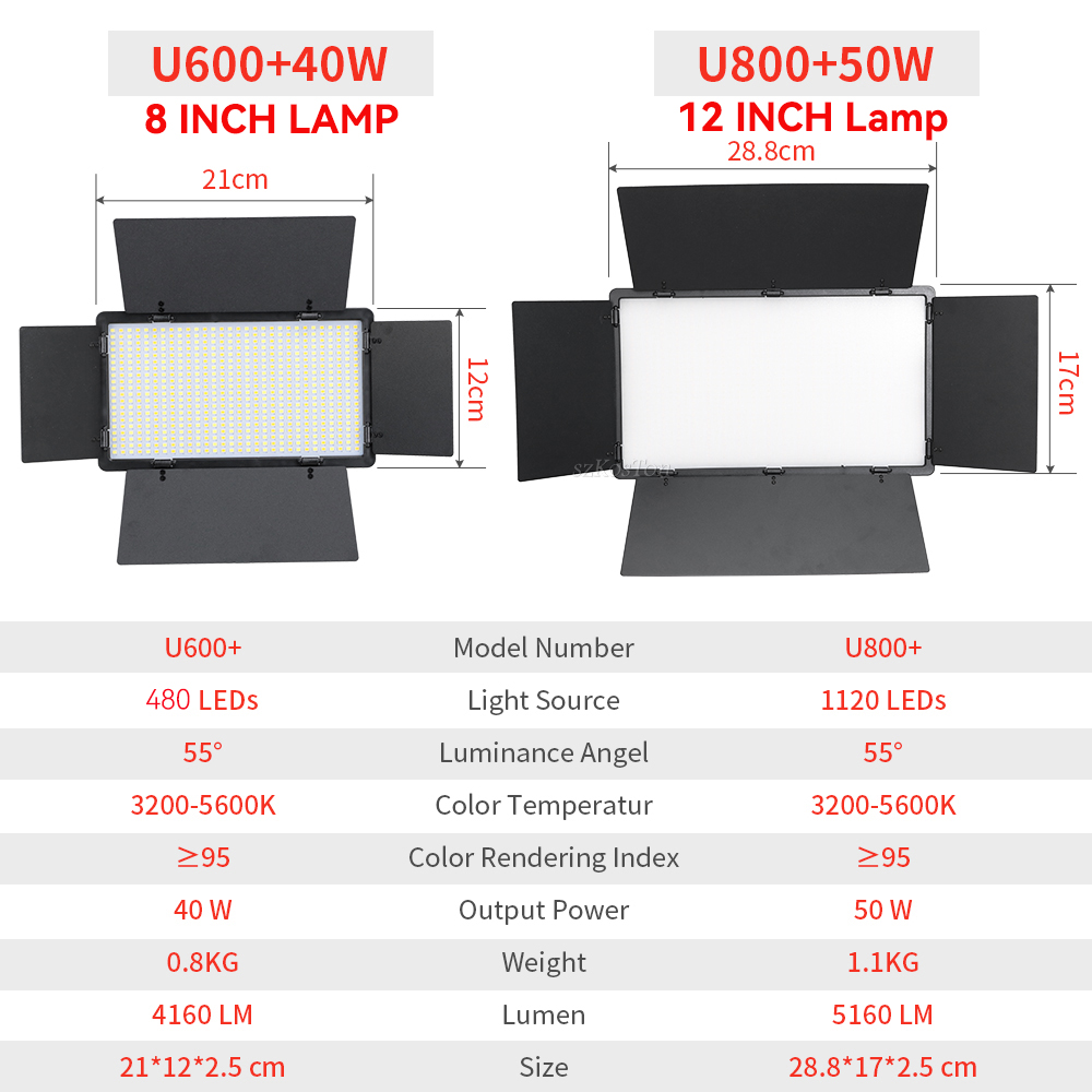 U800 U600 LED Photo Studio Vid - Board Game Video Games 评论和价格